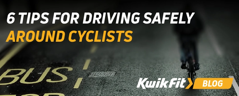 Cyclist on road